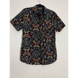 Roark Revival Men’s Floral Button Down Shirt Cotton Size Small